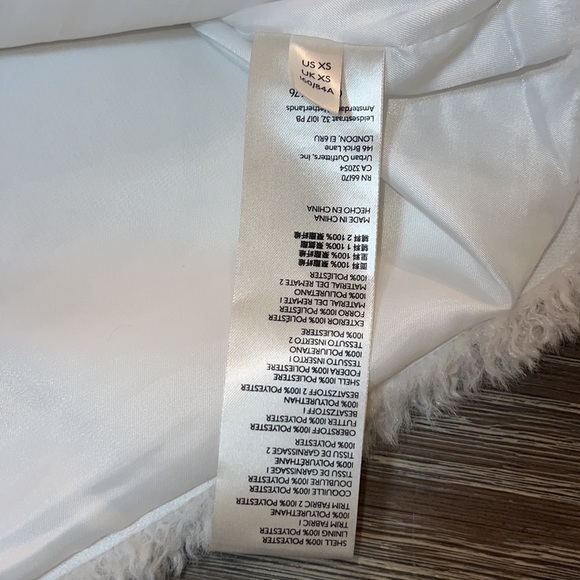 NWOT Maeve Anthropologie Faux Fur Shacket Size XS - Picture 5 of 5